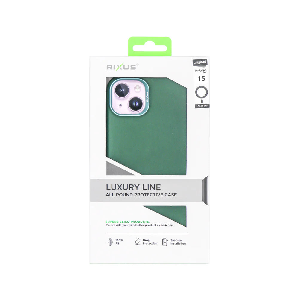 Obal s Magsafe pre iPhone 15 (Zelený)