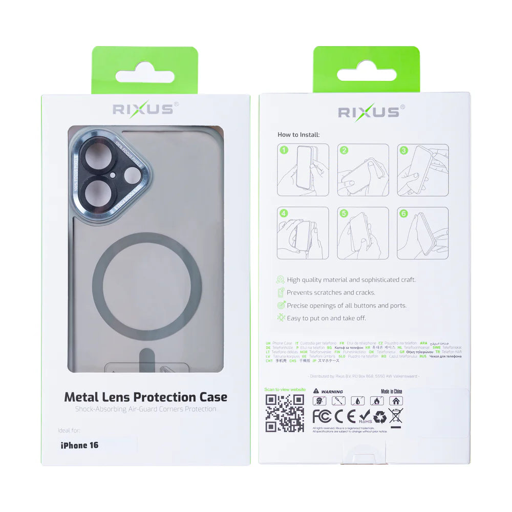 Obal s Magsafe pre iPhone 16 (Grey)