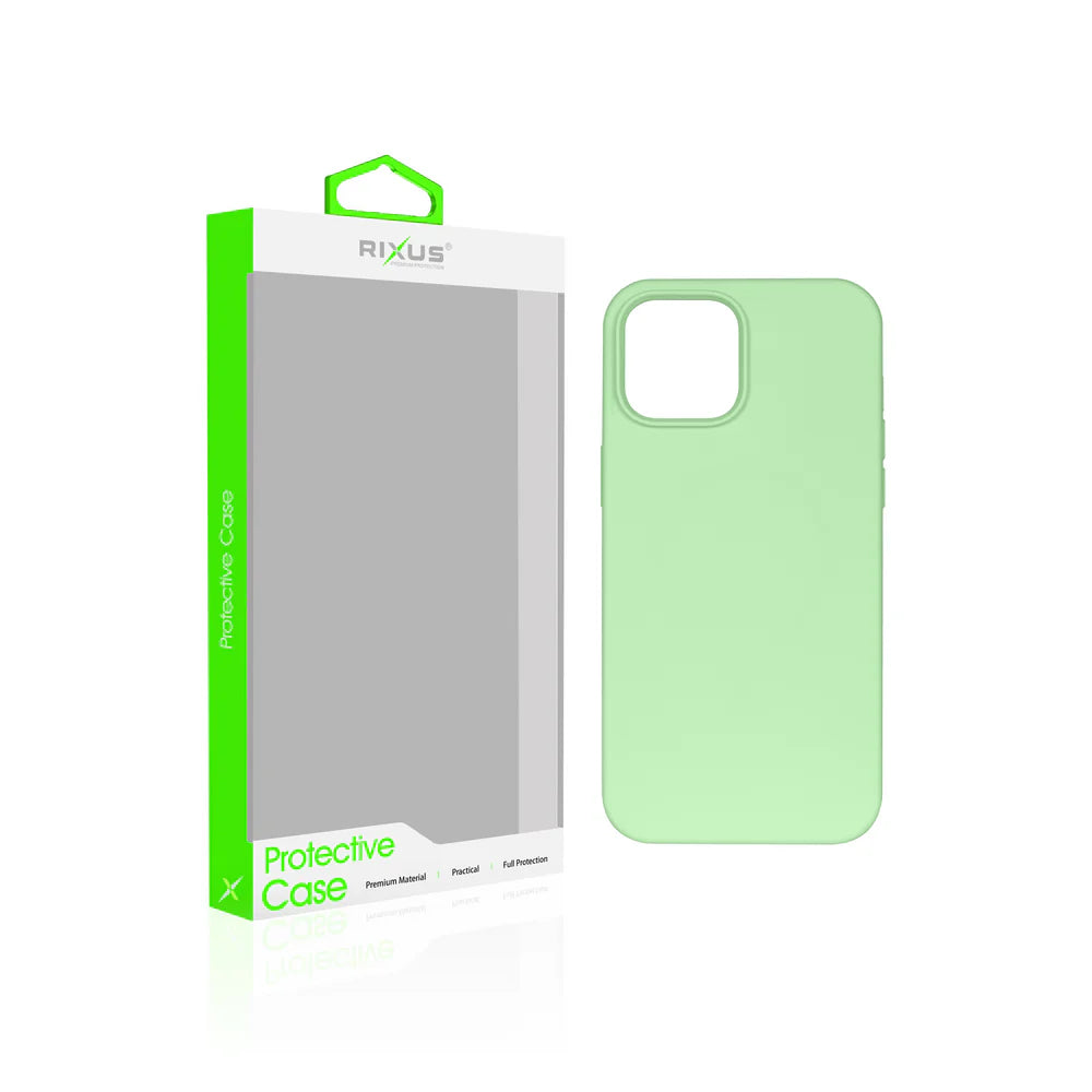Soft TPU Obal s Magsafe pre iPhone 12 Pro (Svetlozelený)
