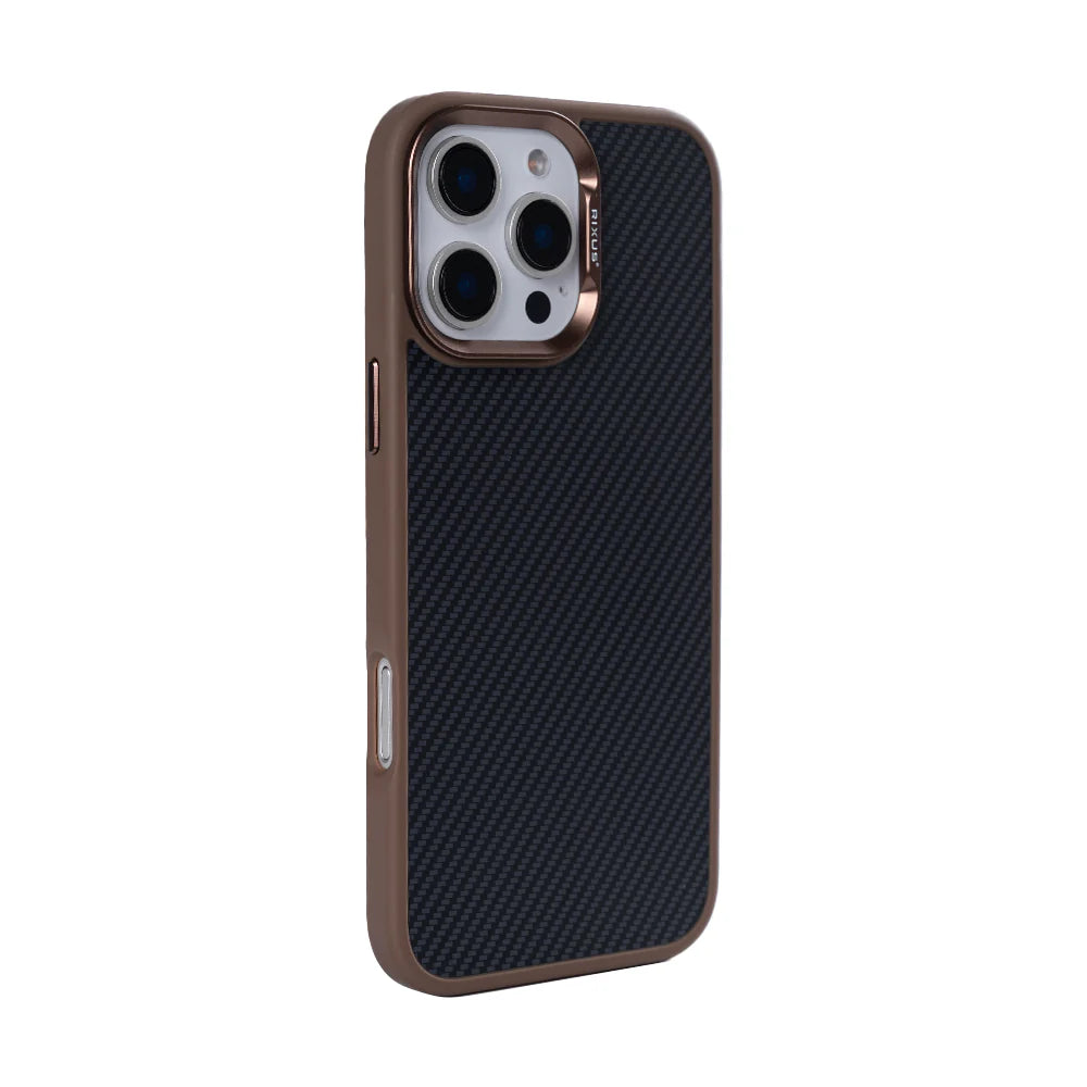 Carbon s Magsafe pre iPhone 16 Pro Max (Hnedý)