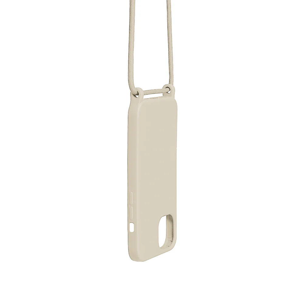 TPU Kryt s popruhom pre iPhone 15 Pro (Zlatý)