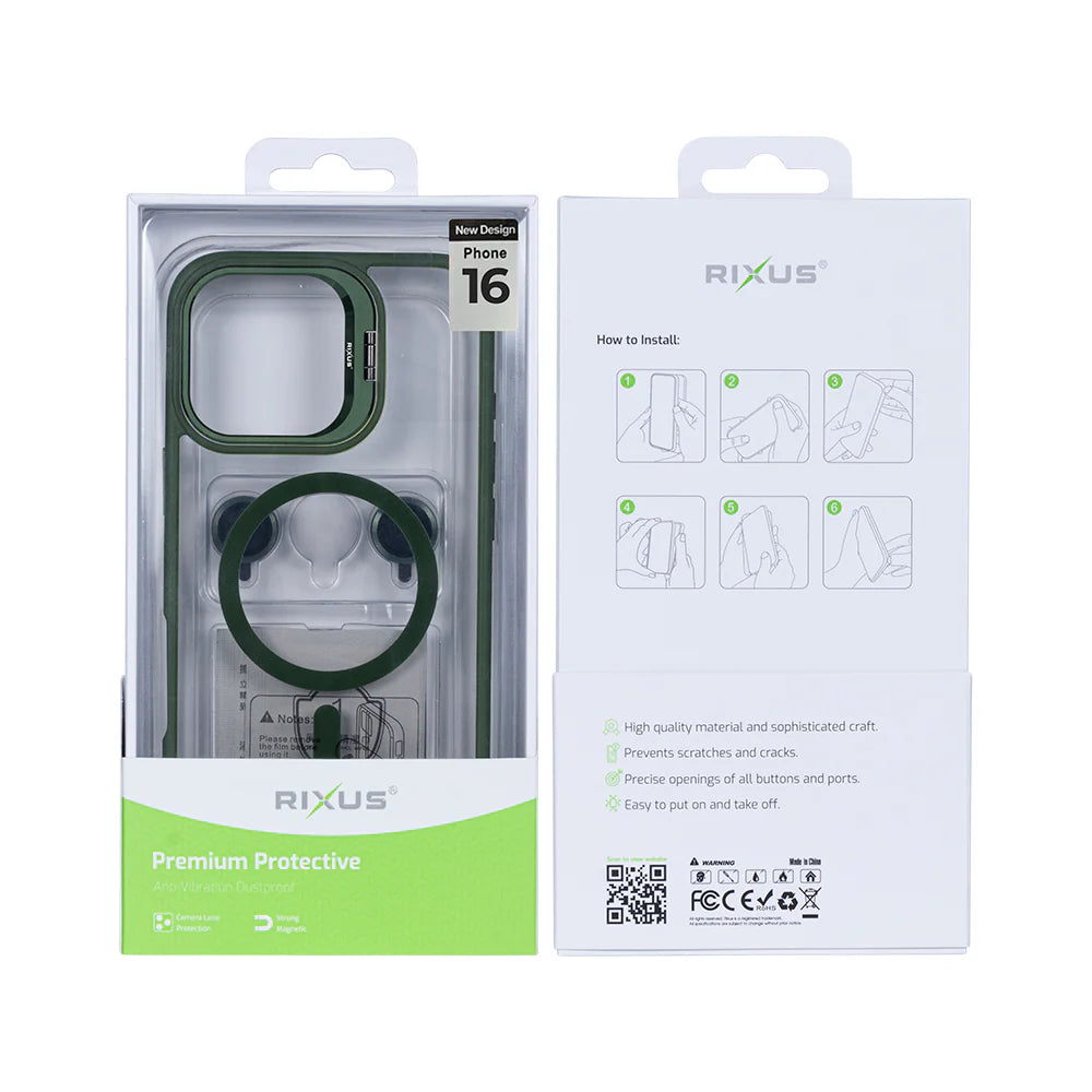 Robustný Obal s Magsafe pre iPhone 16 (Tmavomodrý)