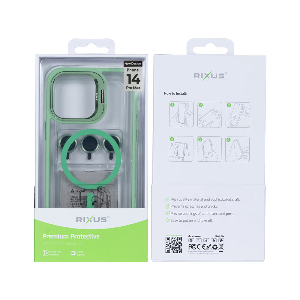 Robustný Obal s Magsafe pre iPhone 14 Pro Max (Svetlozelený)