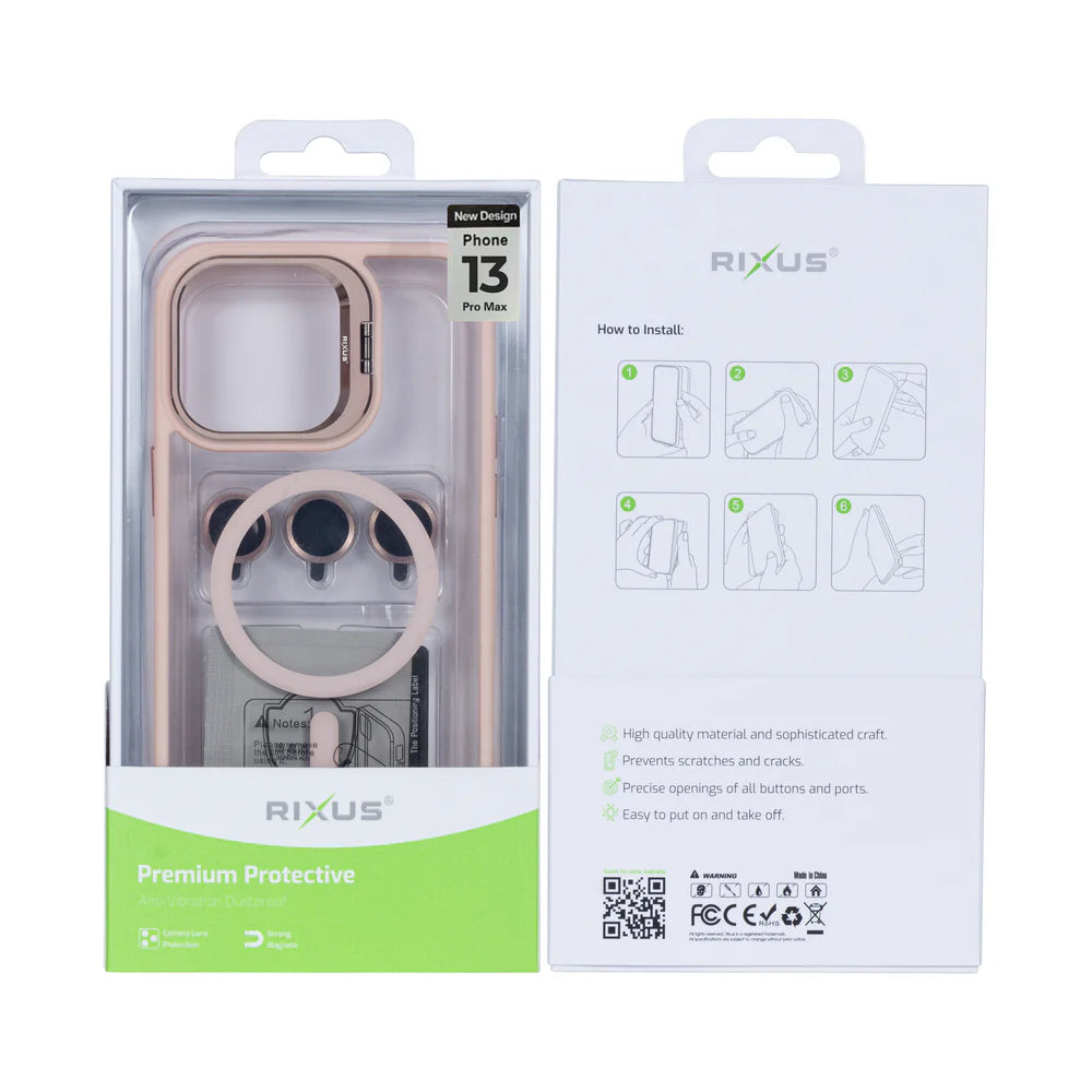 Robustný Obal s Magsafe pre iPhone 13 Pro Max (Svetloružový)