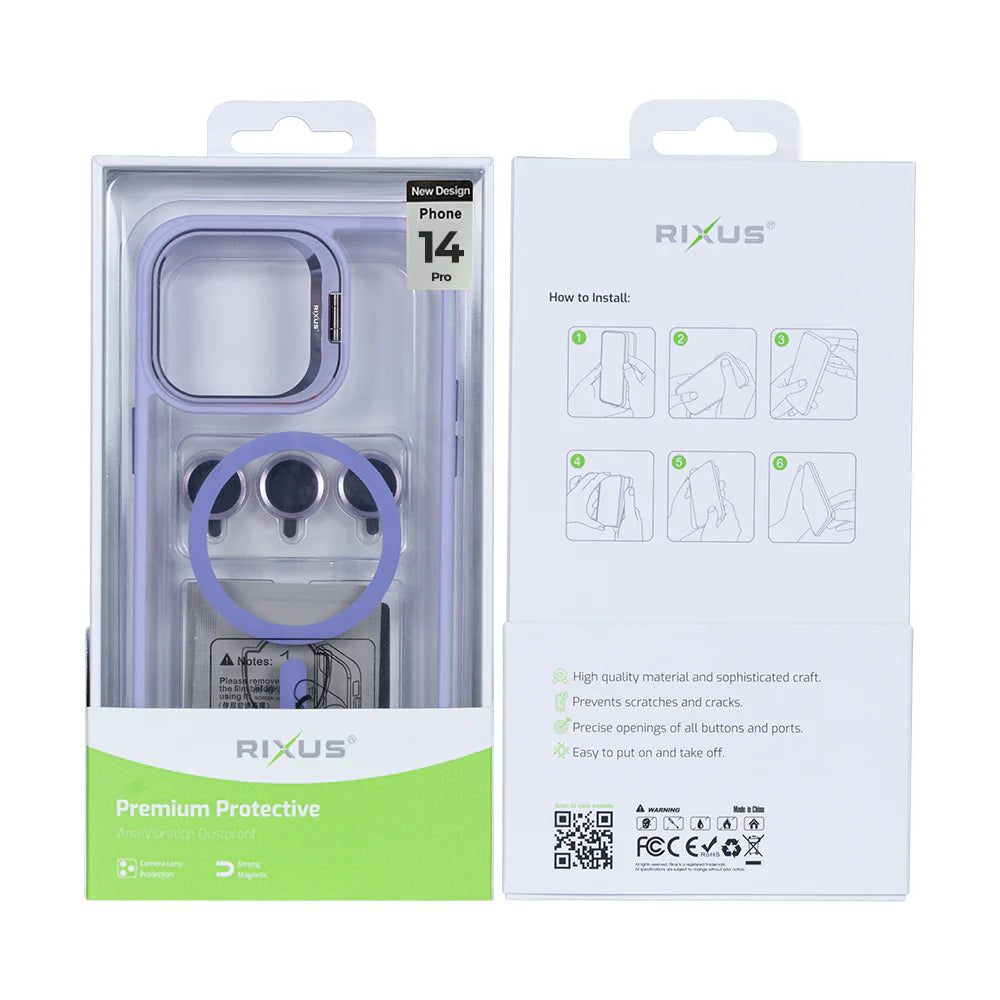 Robustný Obal s Magsafe pre iPhone 14 Pro (Svetlofialový)