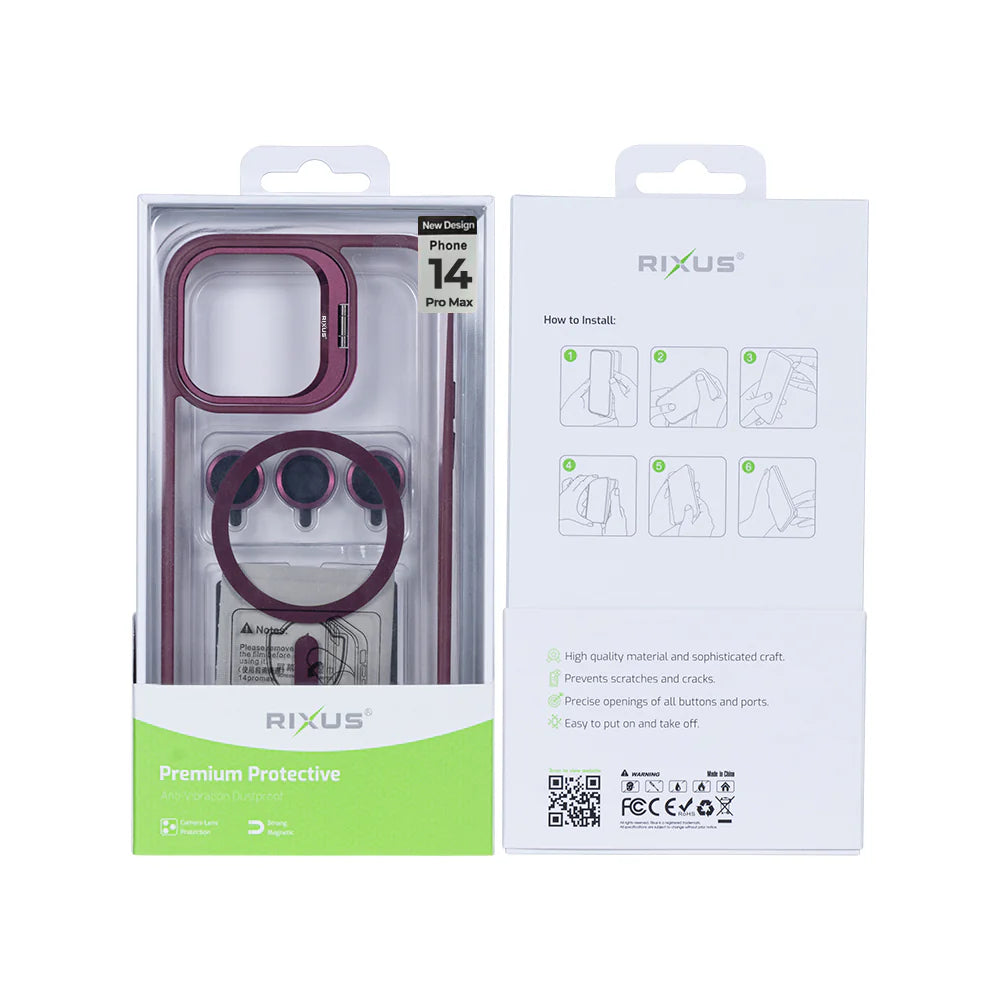 Robustný Obal s Magsafe pre iPhone 14 Pro Max (Tmavoružový)