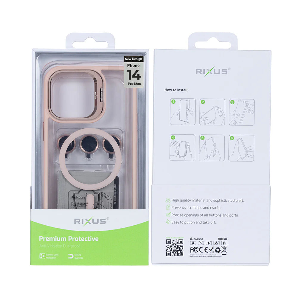 Robustný Obal s Magsafe pre iPhone 14 Pro Max (Svetloružový)