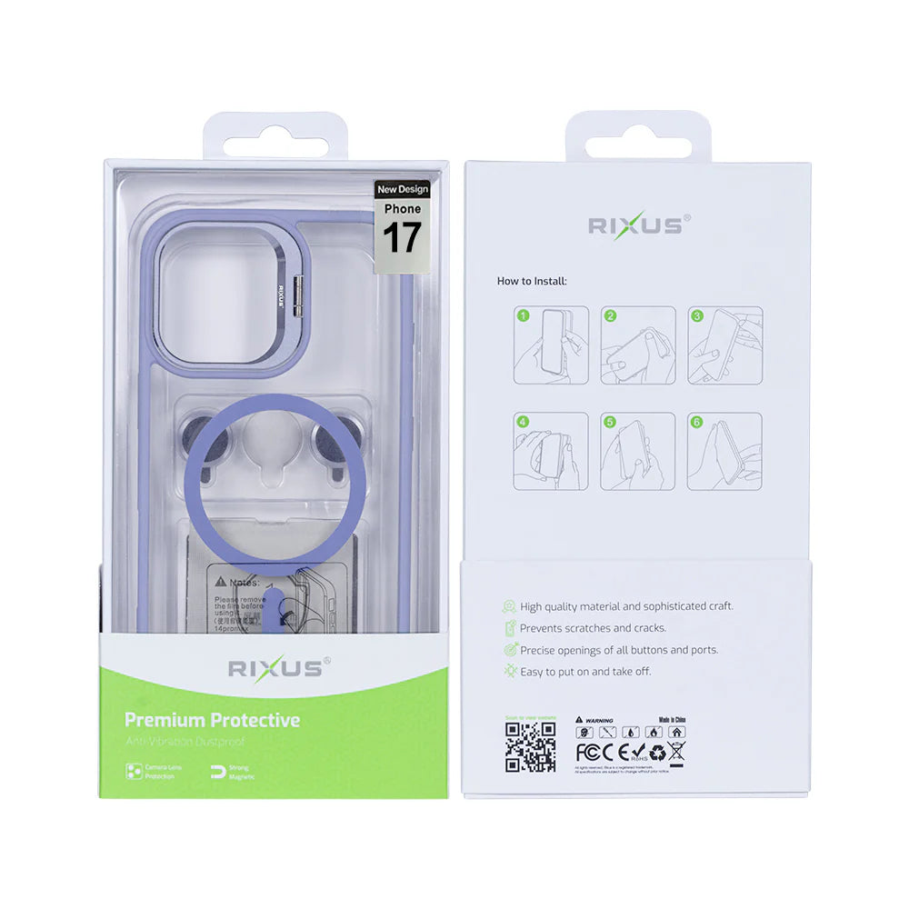 Obal s Magsafe pre iPhone 17 (Bledofialový)