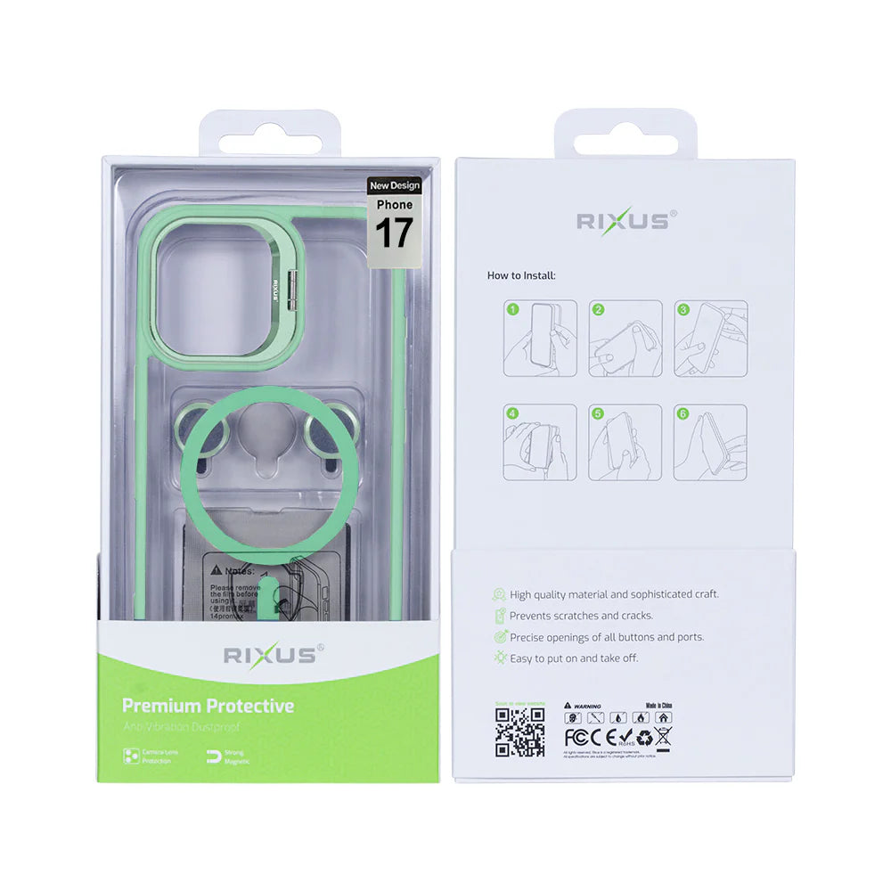 Obal s Magsafe pre iPhone 17 (Bledozelený)