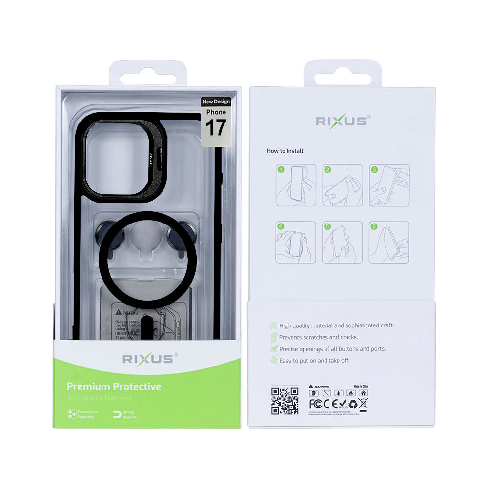 Obal s Magsafe pre iPhone 17 (Čierny)