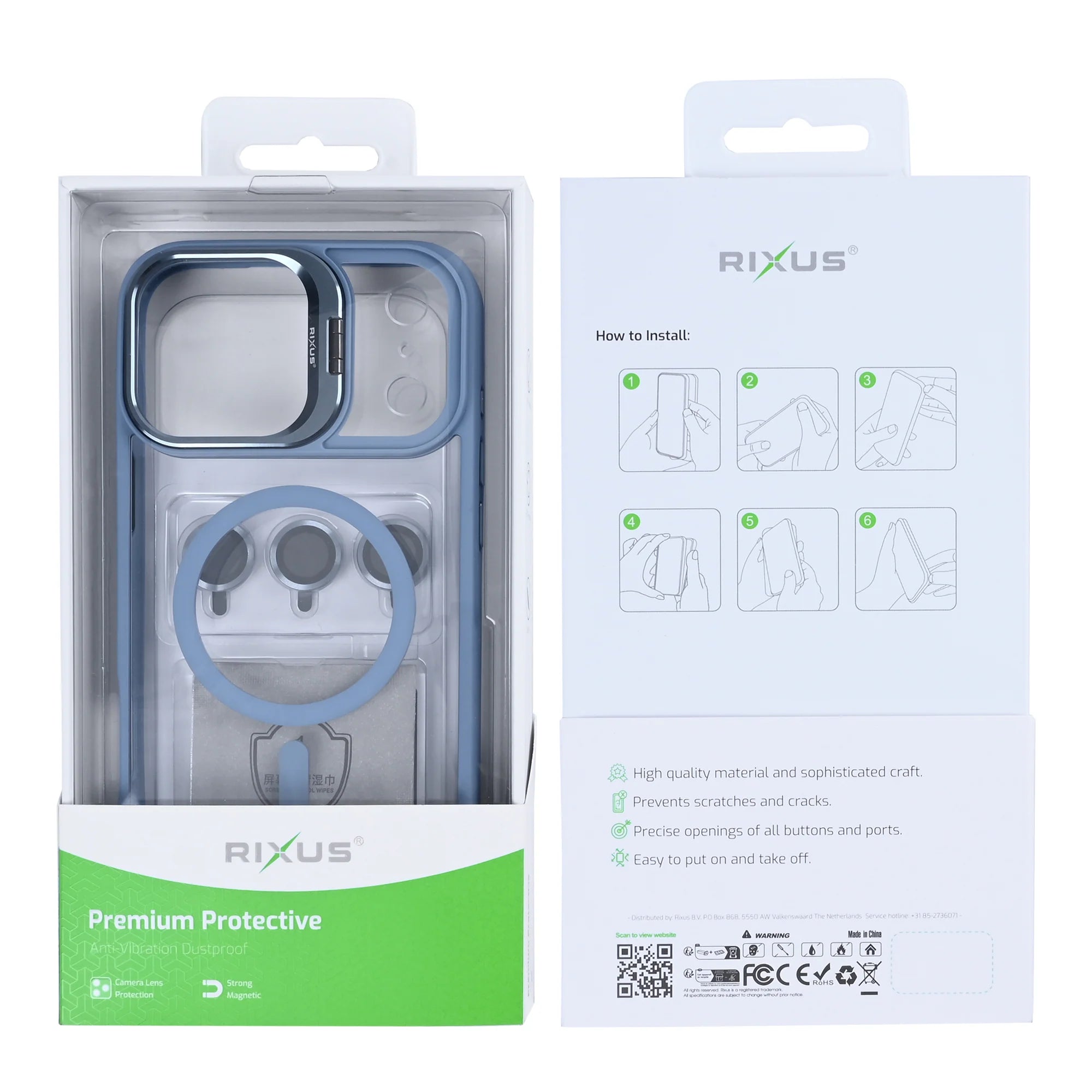 Obal s Magsafe pre iPhone 17 Pro (Bledomodrý)