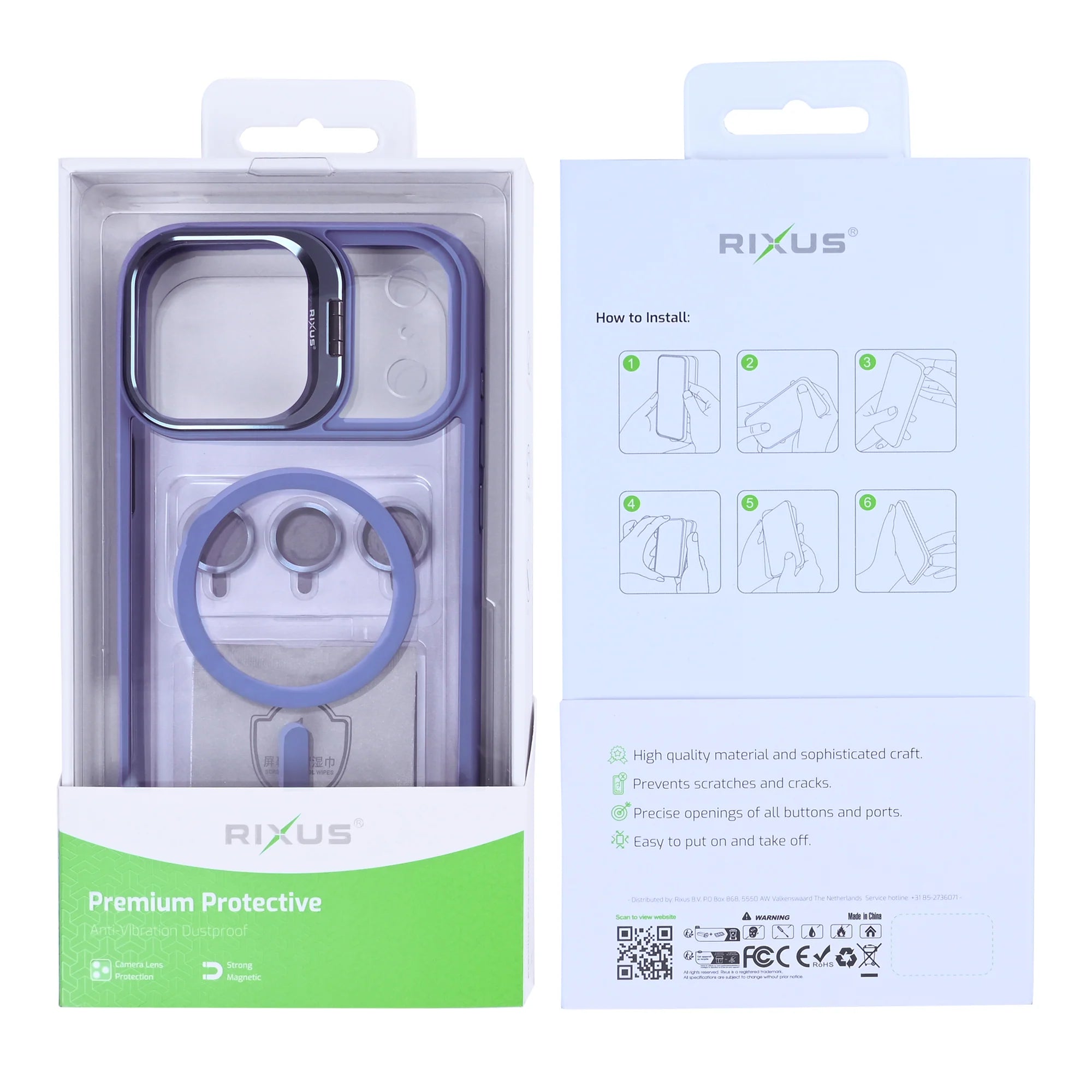 Obal s Magsafe pre iPhone 17 Pro (Fialový)
