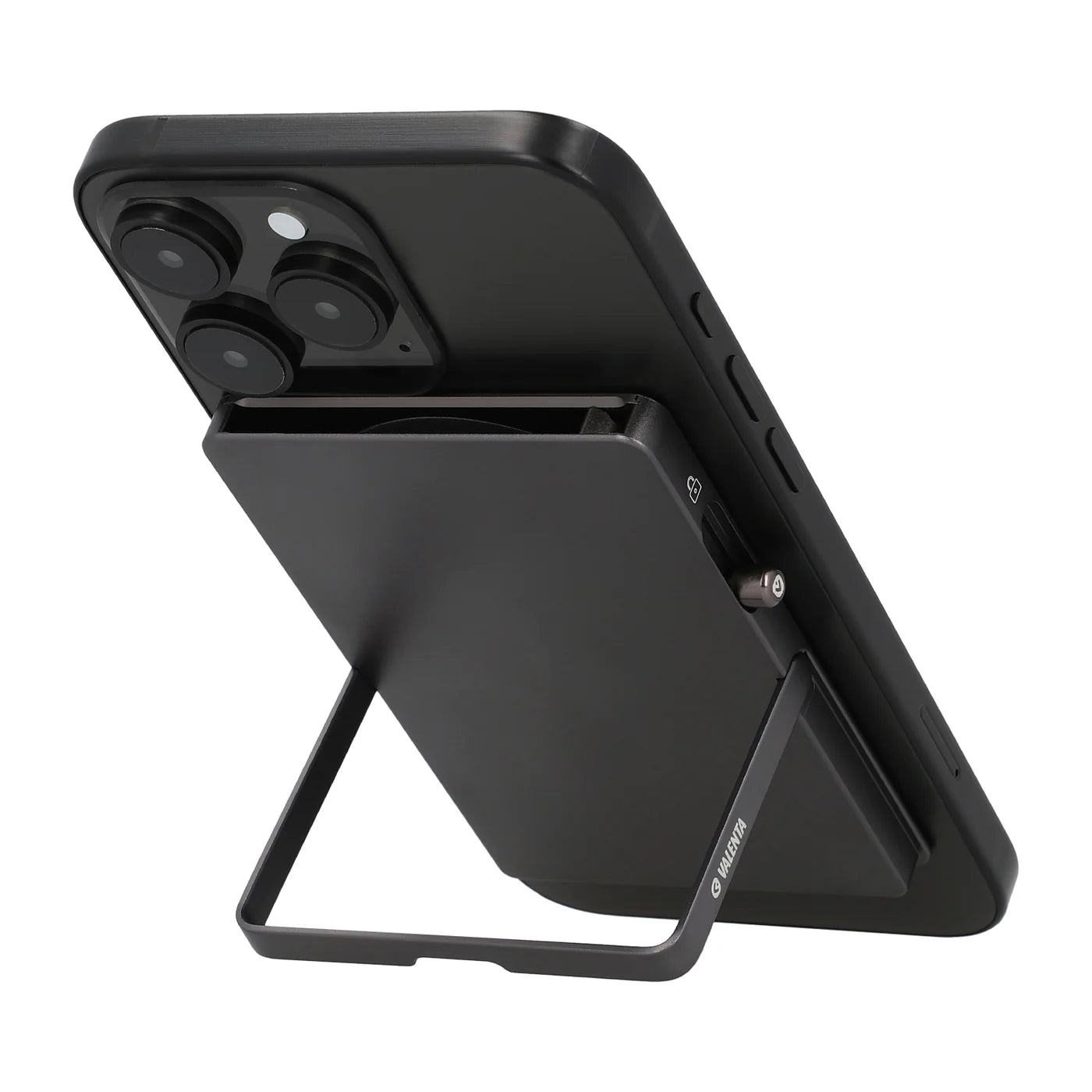 Prémiový hliníkový MagSafe držiak na karty so stojanom