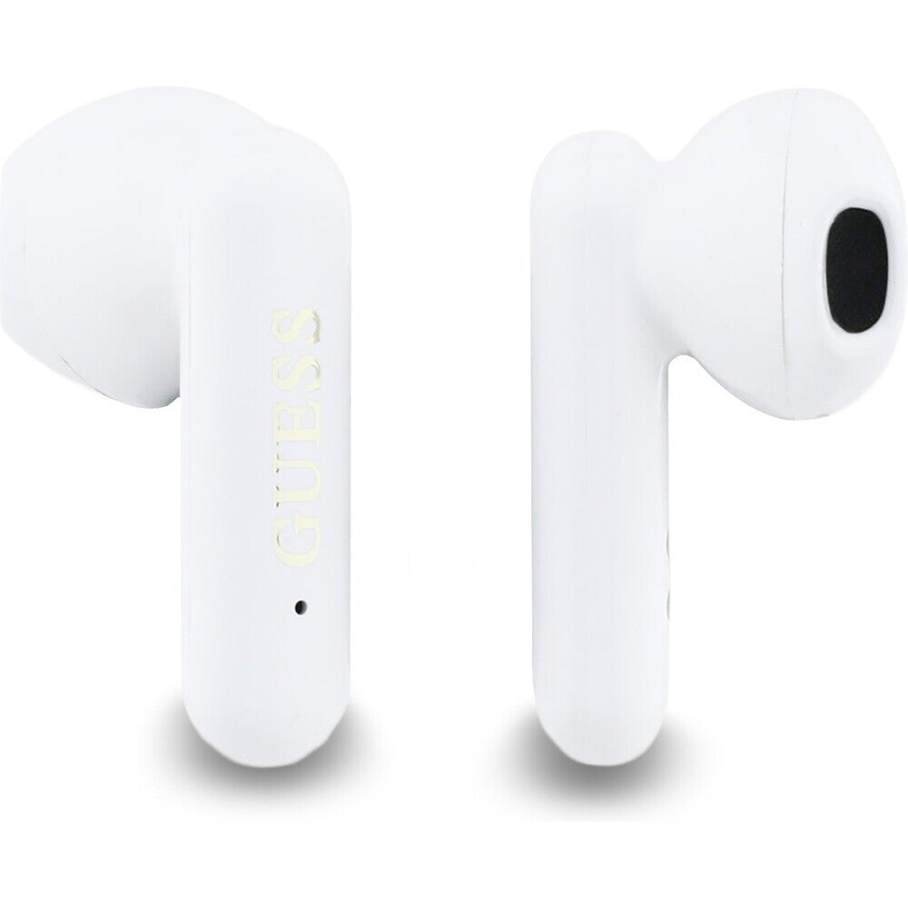 Guess 4G Metal Logo TWS bezdrôtové slúchadlá Ružové