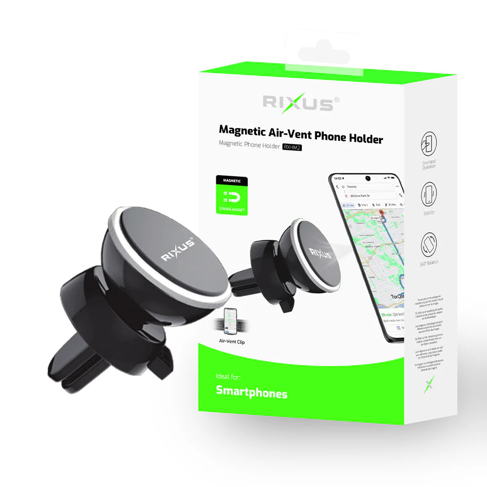 Magnetický 360° Univerzálny Držiak do Auta na Ventiláciu (Čierny)