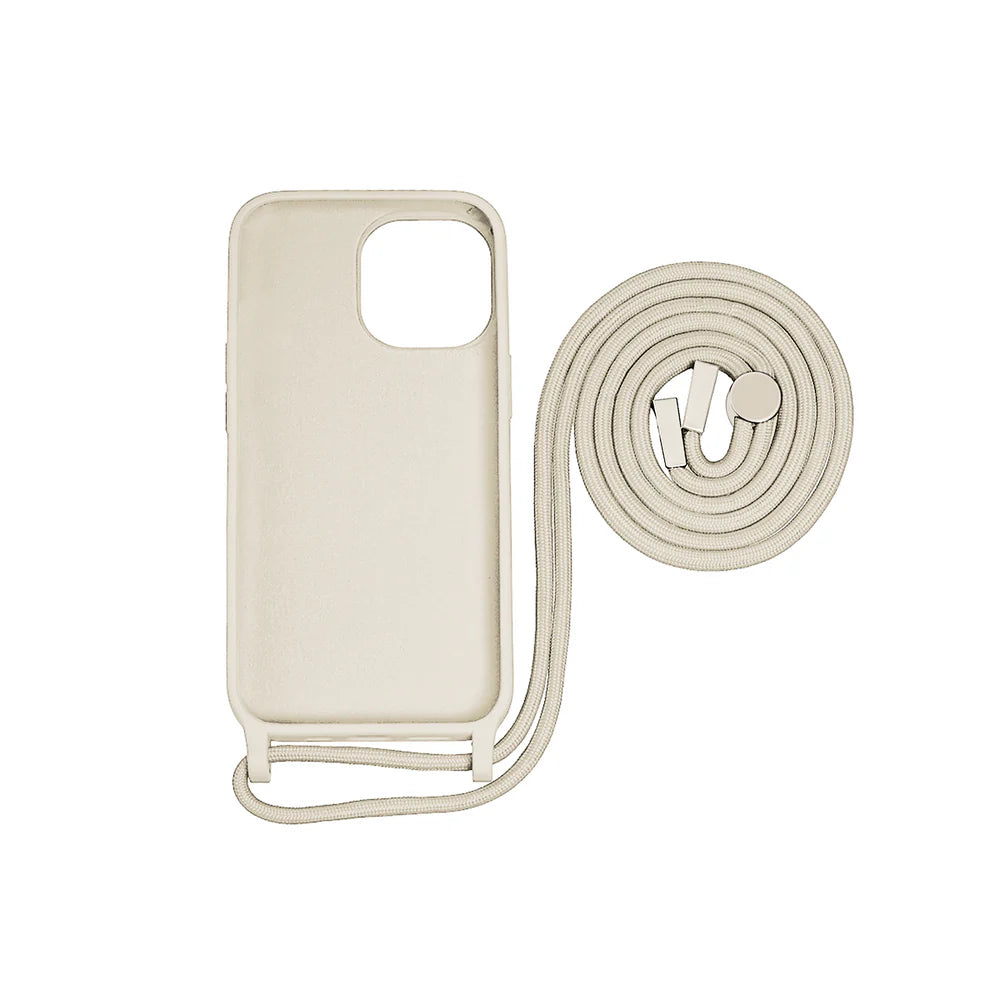 TPU Kryt s popruhom pre iPhone 15 Pro Max – Zlatý
