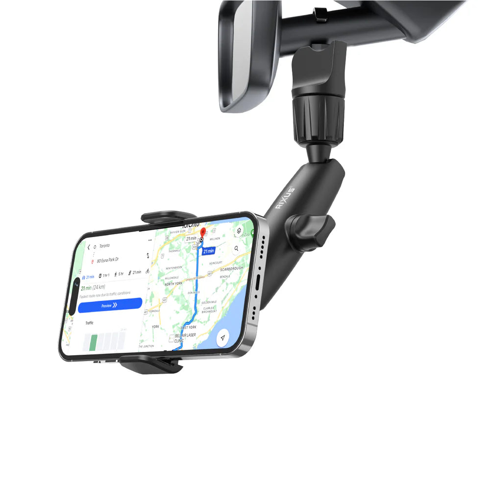 360° Držiak na Telefón na Zrkadlo (Čierny)