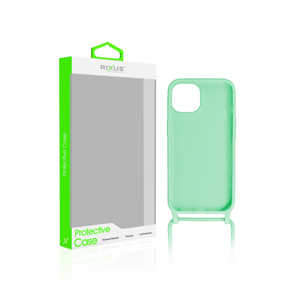 TPU Kryt s popruhom pre iPhone 15 Pro Max – Zelený