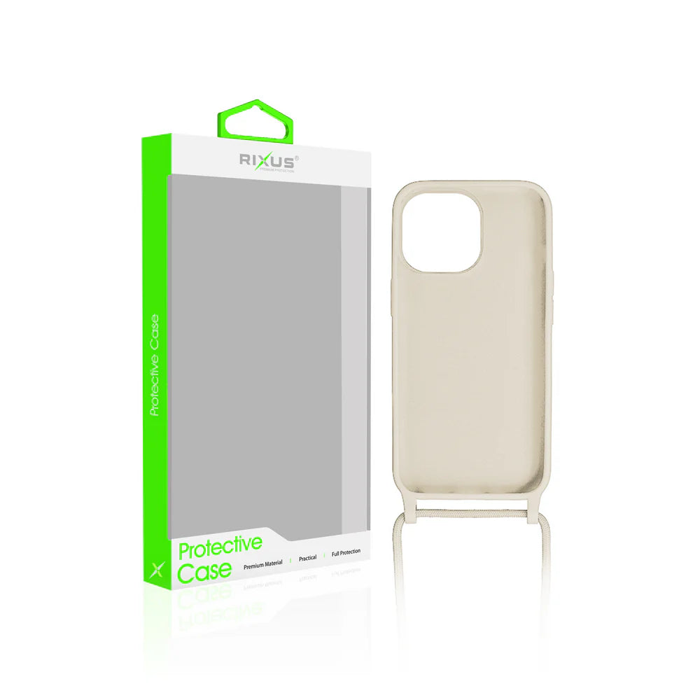 TPU Kryt s popruhom pre iPhone 15 Pro Max – Zlatý