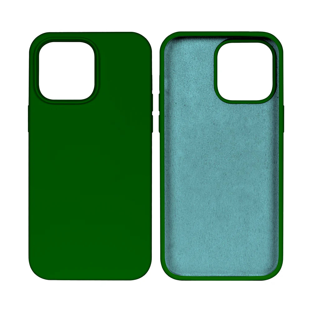 Soft TPU Obal s Magsafe pre iPhone 15 Pro Max (Tmavo-zelený)