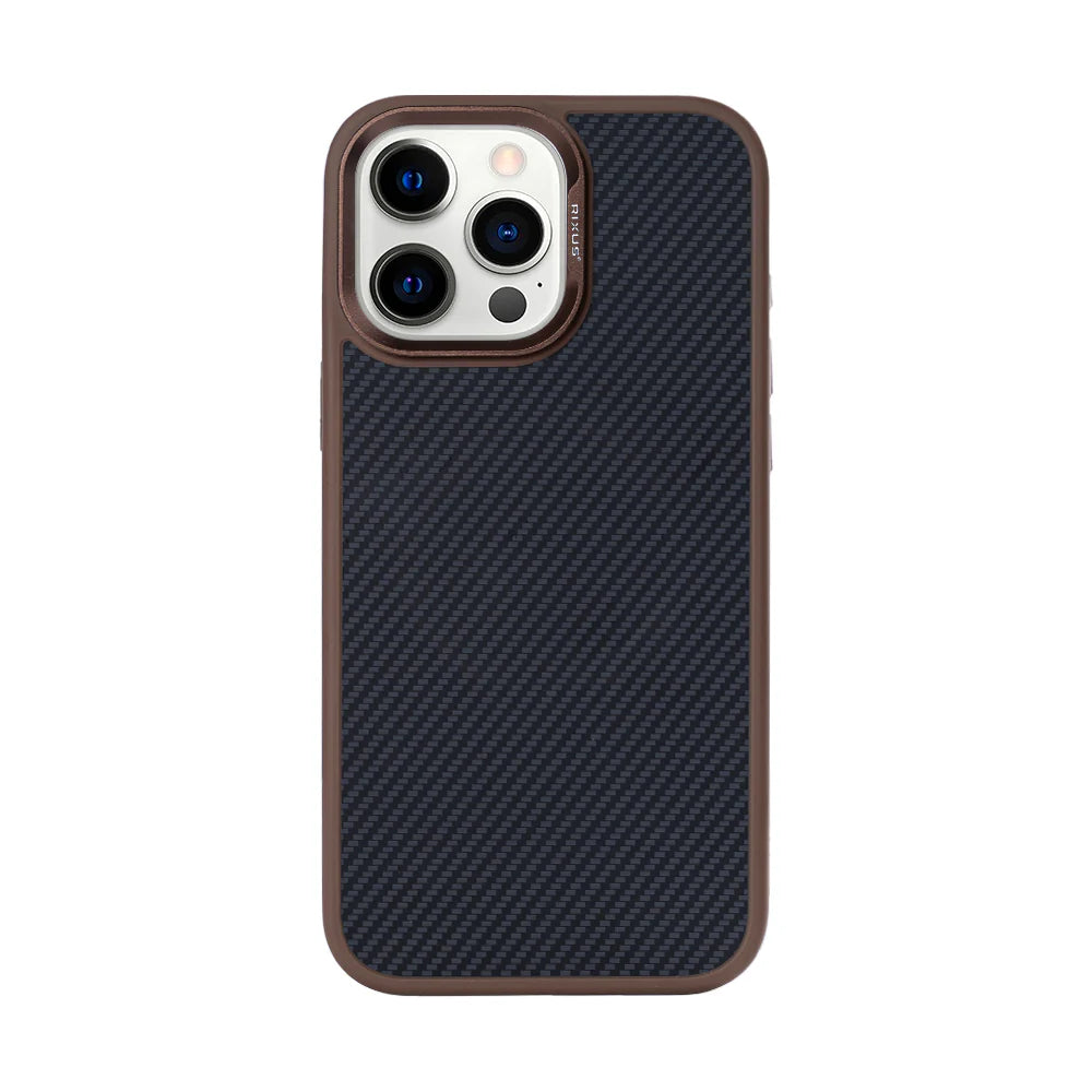 Carbon s Magsafe pre iPhone 15 Pro Max (Hnedý)