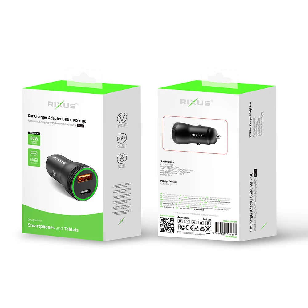 Kompaktná Autonabíjačka 20W