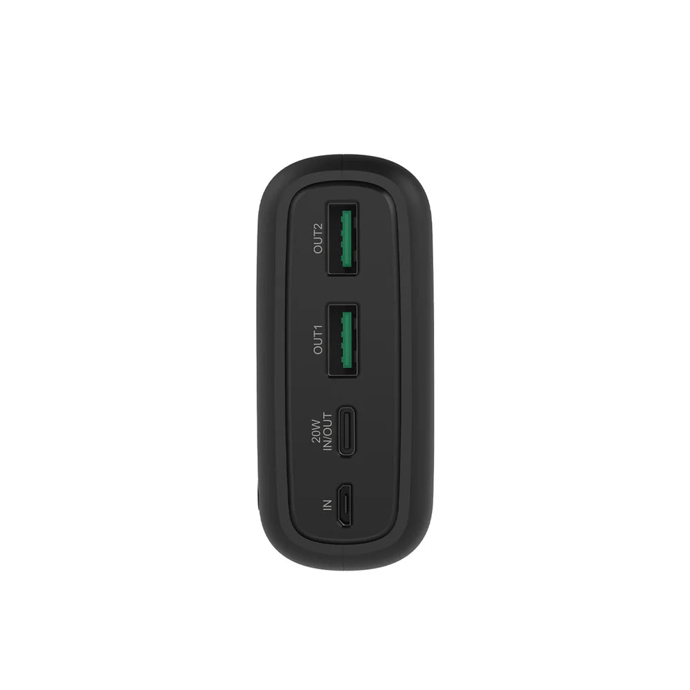 Powerbanka s Vysokou Kapacitou 30 000 mAh (Čierna)
