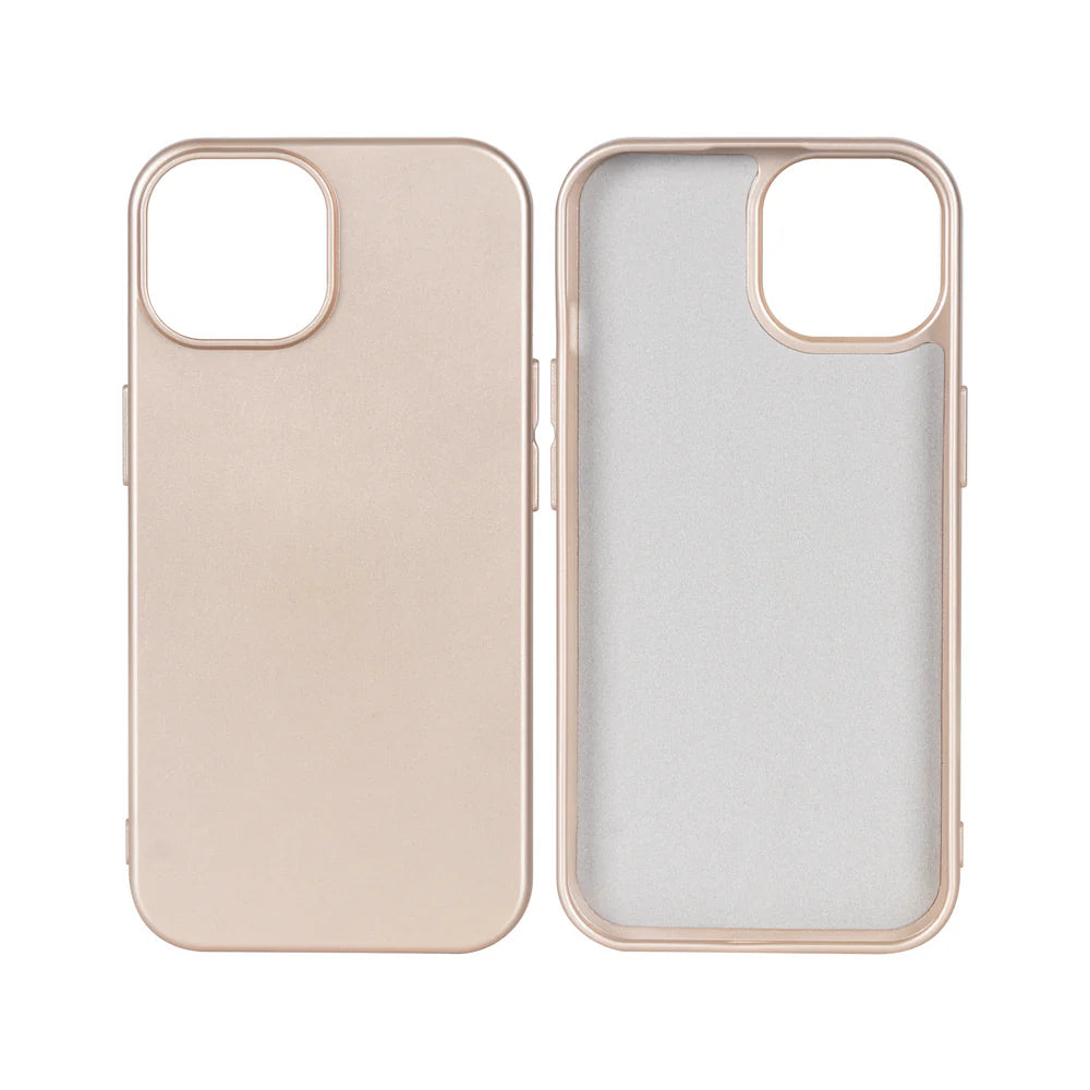 Soft TPU Obal pre iPhone 15 (Zlatý)